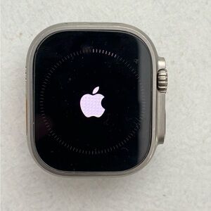 Apple Black and Silver Smartwatch
